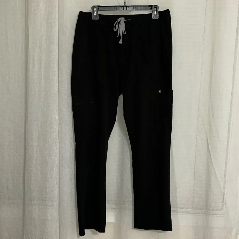 FIGS L 32 x 31 Men’s Black Technical Collection Bottom Scrub Pants